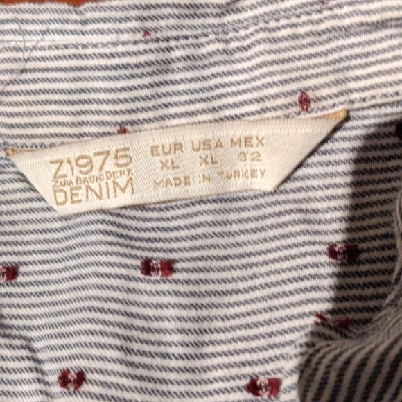 ✌️2 for 10👐 button down with stripes and polka dots - Picture 4 of 4